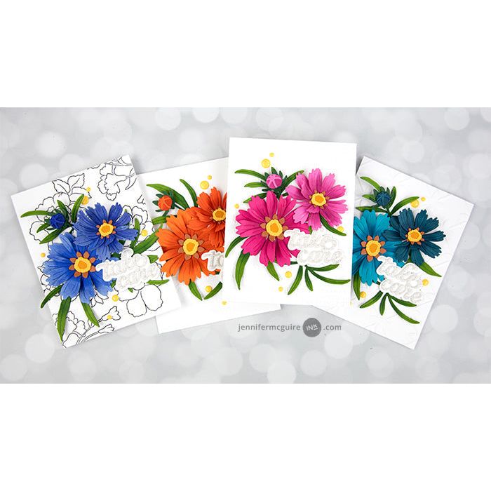 Altenew Craft-A-Flower Coreopsis Layering Dies alt10566 flowers | color-code:ALT01