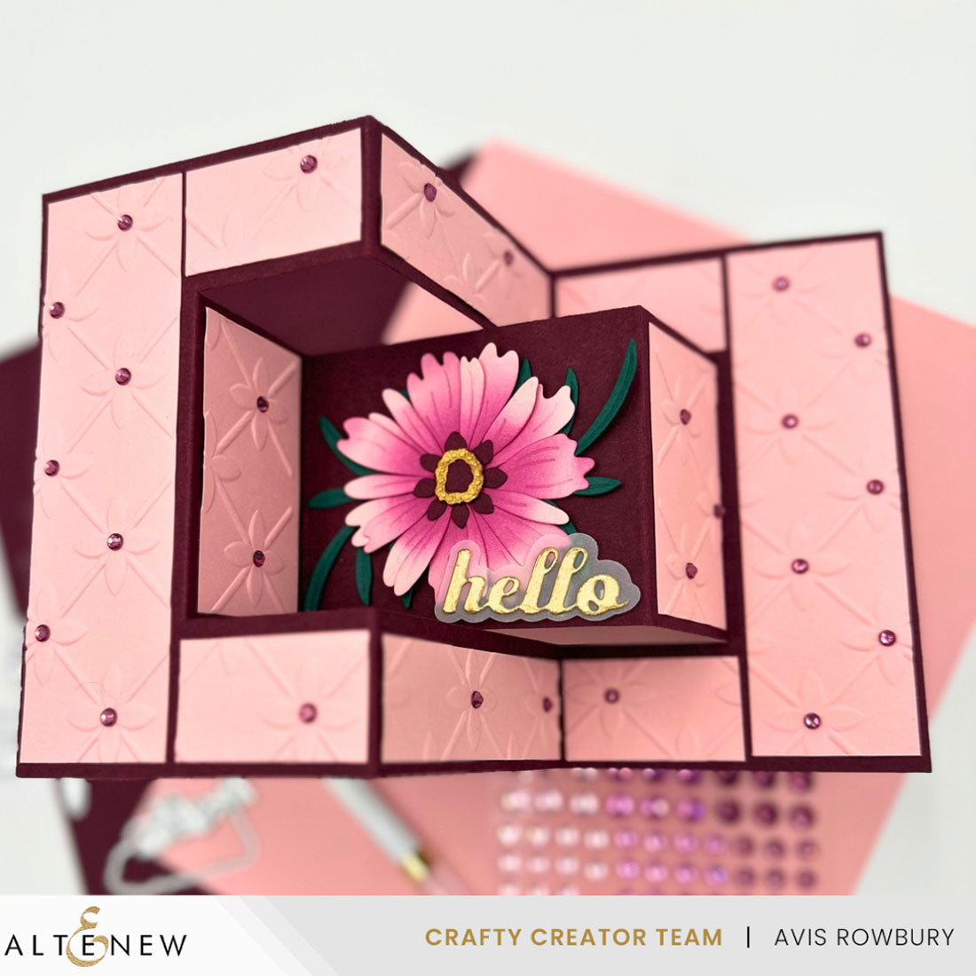 Altenew Craft-A-Flower Coreopsis Layering Dies alt10566 hello