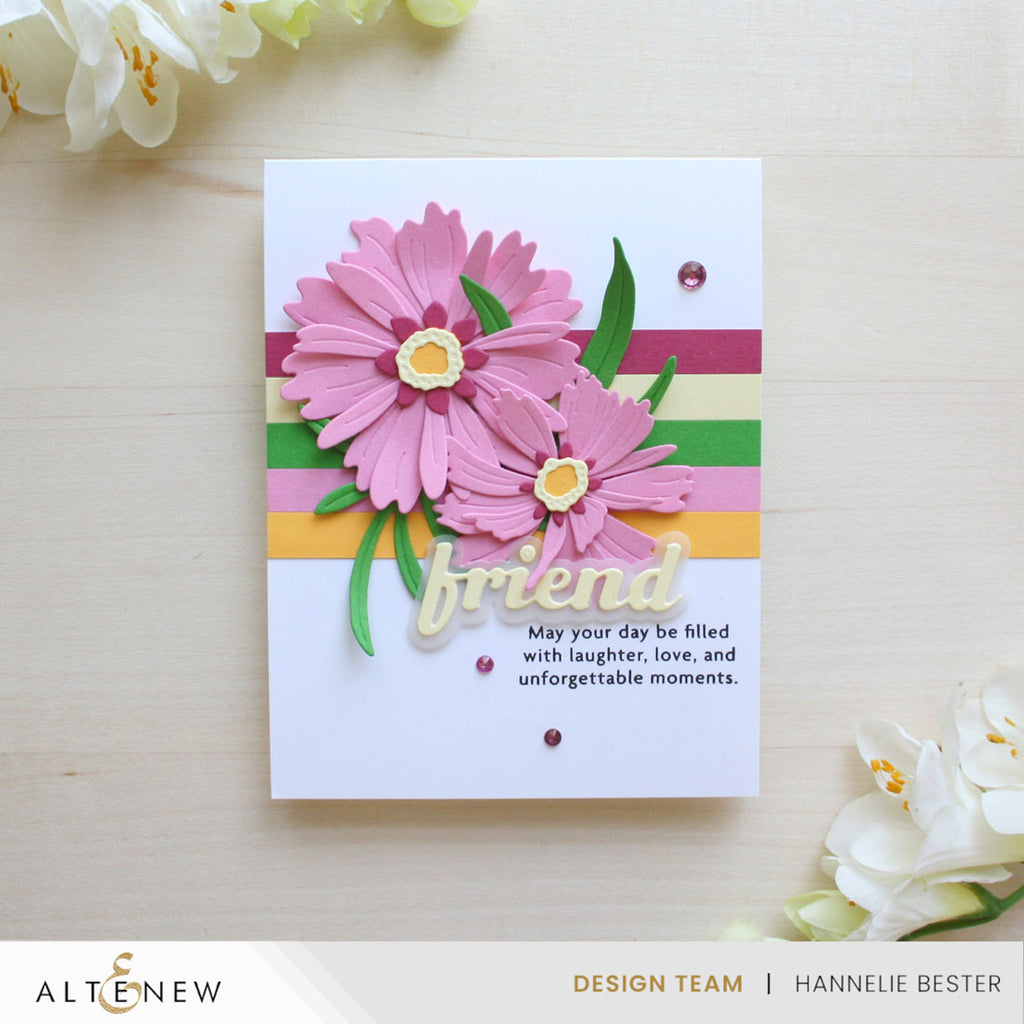 Altenew Craft-A-Flower Coreopsis Layering Dies alt10566 stripes