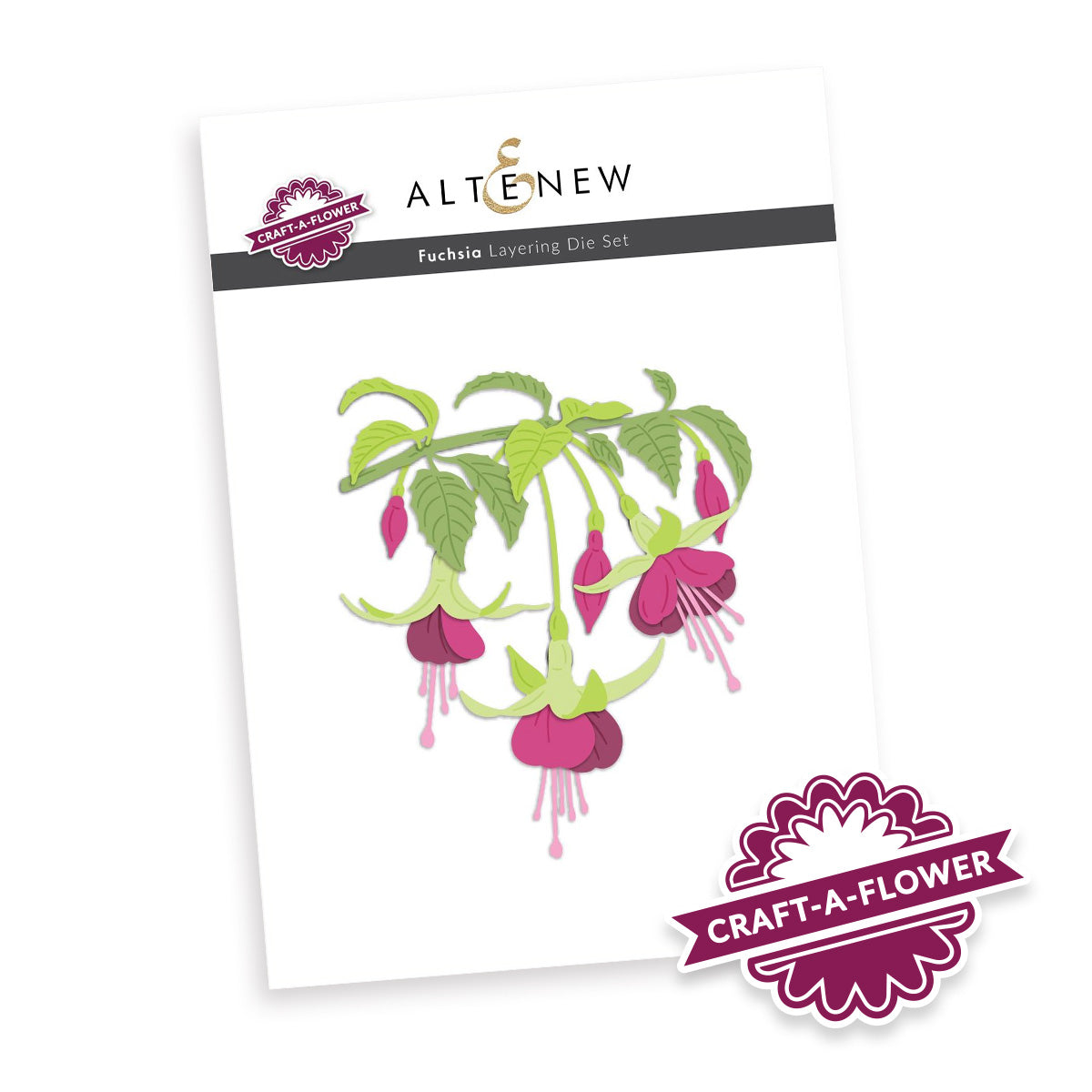 Altenew Craft-A-Flower Fuchsia Layering Dies alt11645