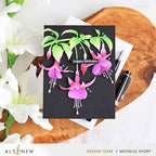 Altenew Craft-A-Flower Fuchsia Layering Dies alt11645 happy birthday card