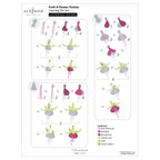 Altenew Craft-A-Flower Fuchsia Layering Dies alt11645 layering guide 1