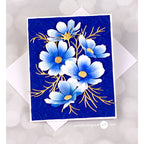 Altenew Craft-A-Flower Garden Cosmos Layering Dies alt11021 blue