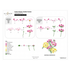 Altenew Craft-A-Flower Garden Cosmos Layering Dies alt11021 layering guide 2