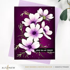Altenew Craft-A-Flower Garden Cosmos Layering Dies alt11021 love you