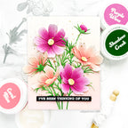 Altenew Craft-A-Flower Garden Cosmos Layering Dies alt11021 thinking of you | color-code:ALT01