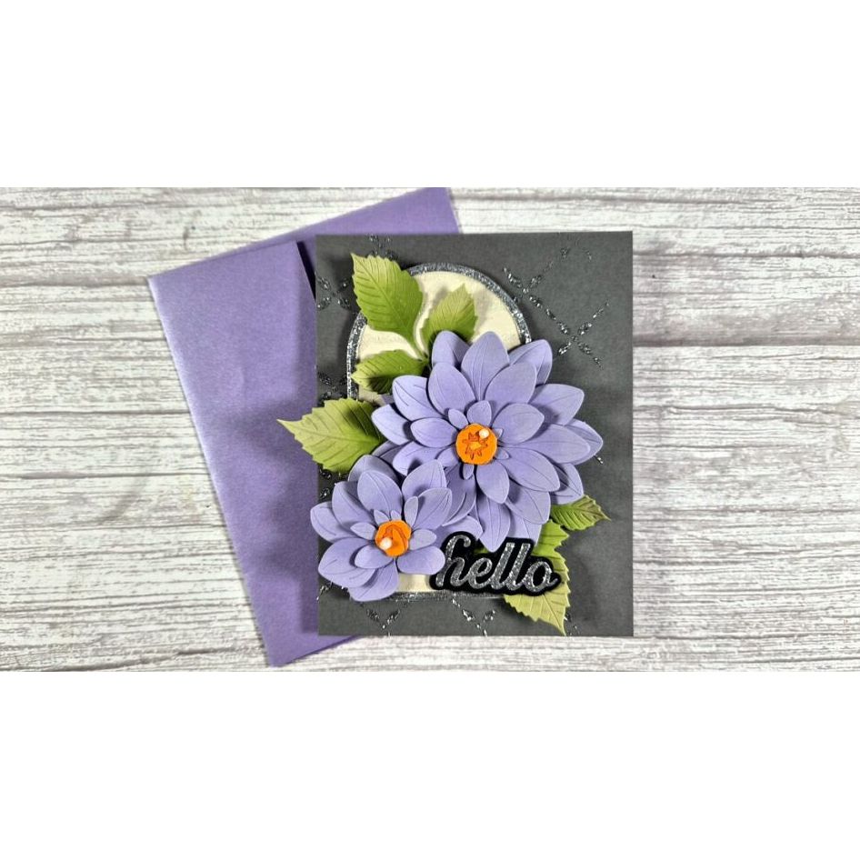 Altenew Craft-A-Flower Grand Dahlia Layering Dies alt11328 hello | color-code:ALT01