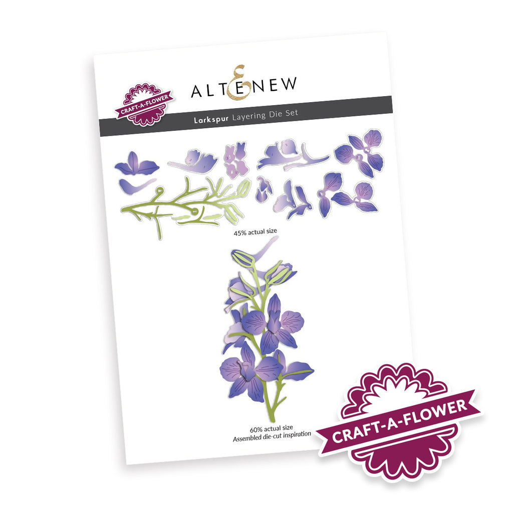 Altenew Craft-A-Flower Larkspur Layering Dies alt10895