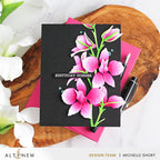 Altenew Craft-A-Flower Larkspur Layering Dies alt10895 birthday wishes