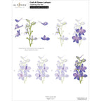 Altenew Craft-A-Flower Larkspur Layering Dies alt10895 layering guide 2