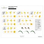 Altenew Craft-A-Flower Narcissus Layering Dies alt11131 layering guide 1