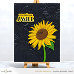 Altenew Craft-A-Flower Sunflowers Layering Dies alt11237 make me smile