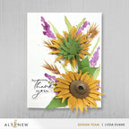 Altenew Craft-A-Flower Sunflowers Layering Dies alt11237 thank you