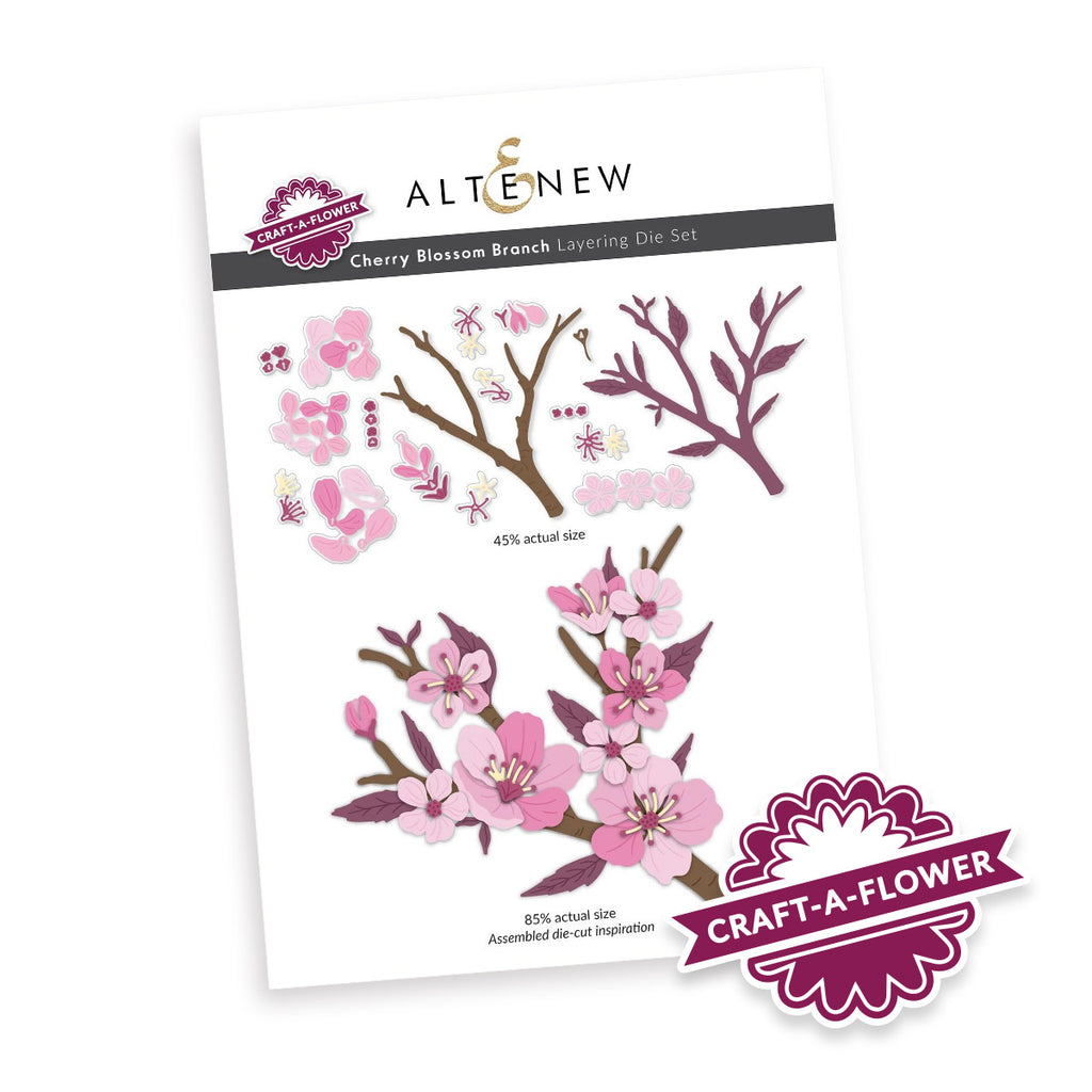 Altenew Craft A Flower Cherry Blossom Branch Layering Dies alt10745