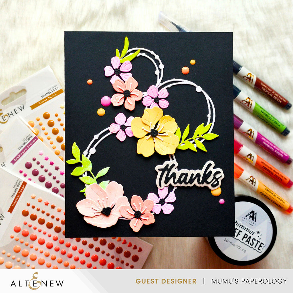 Altenew Craft A Flower Cherry Blossom Branch Layering Dies alt10745 thanks