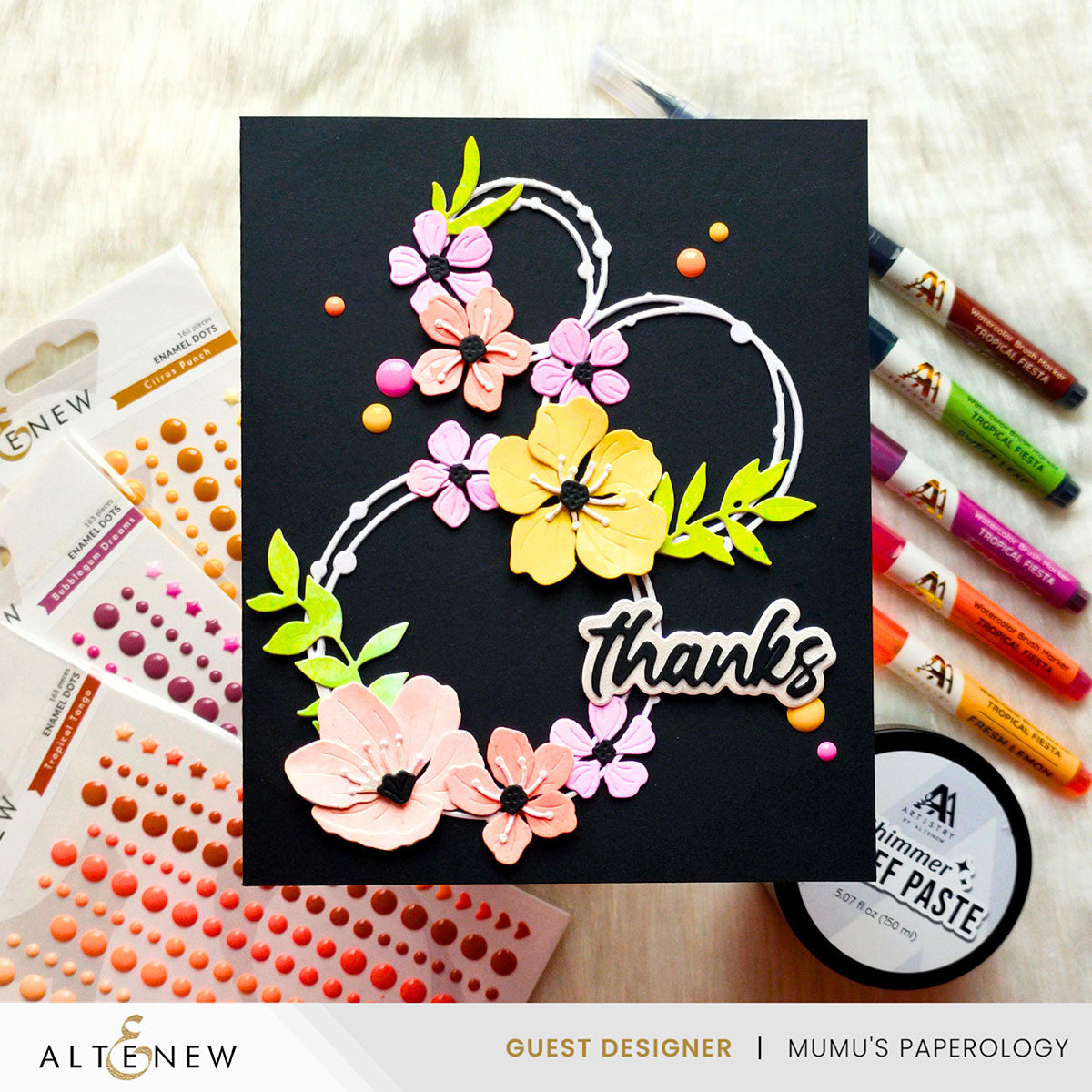 Altenew Craft A Flower Cherry Blossom Branch Layering Dies alt10745 thanks