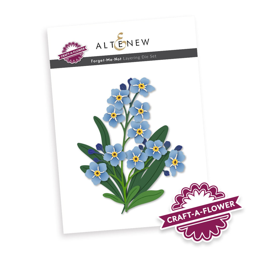 Altenew Craft A Flower Forget Me Not Layering Dies alt11346
