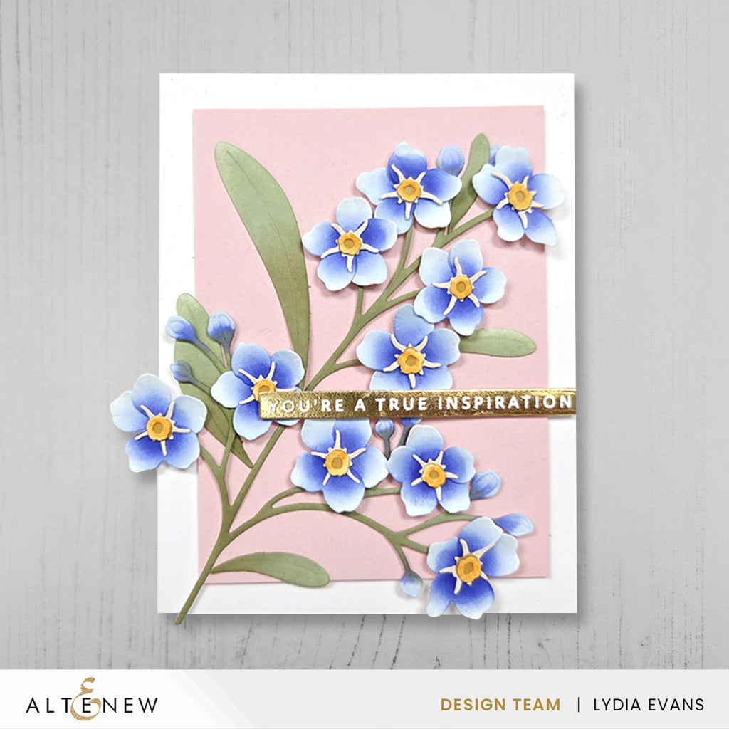 Altenew Craft A Flower Forget Me Not Layering Dies alt11346 inspiration