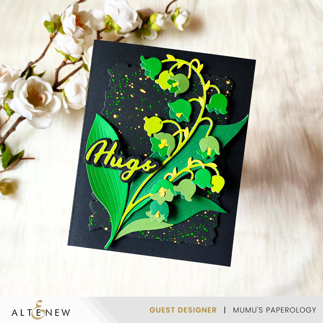 Altenew Craft A Flower Lily of the Valley Layering Dies alt10822 hugs