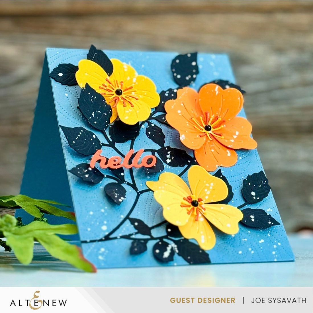 Altenew Craft A Flower Prairie Roses Layering Dies alt10859 hello