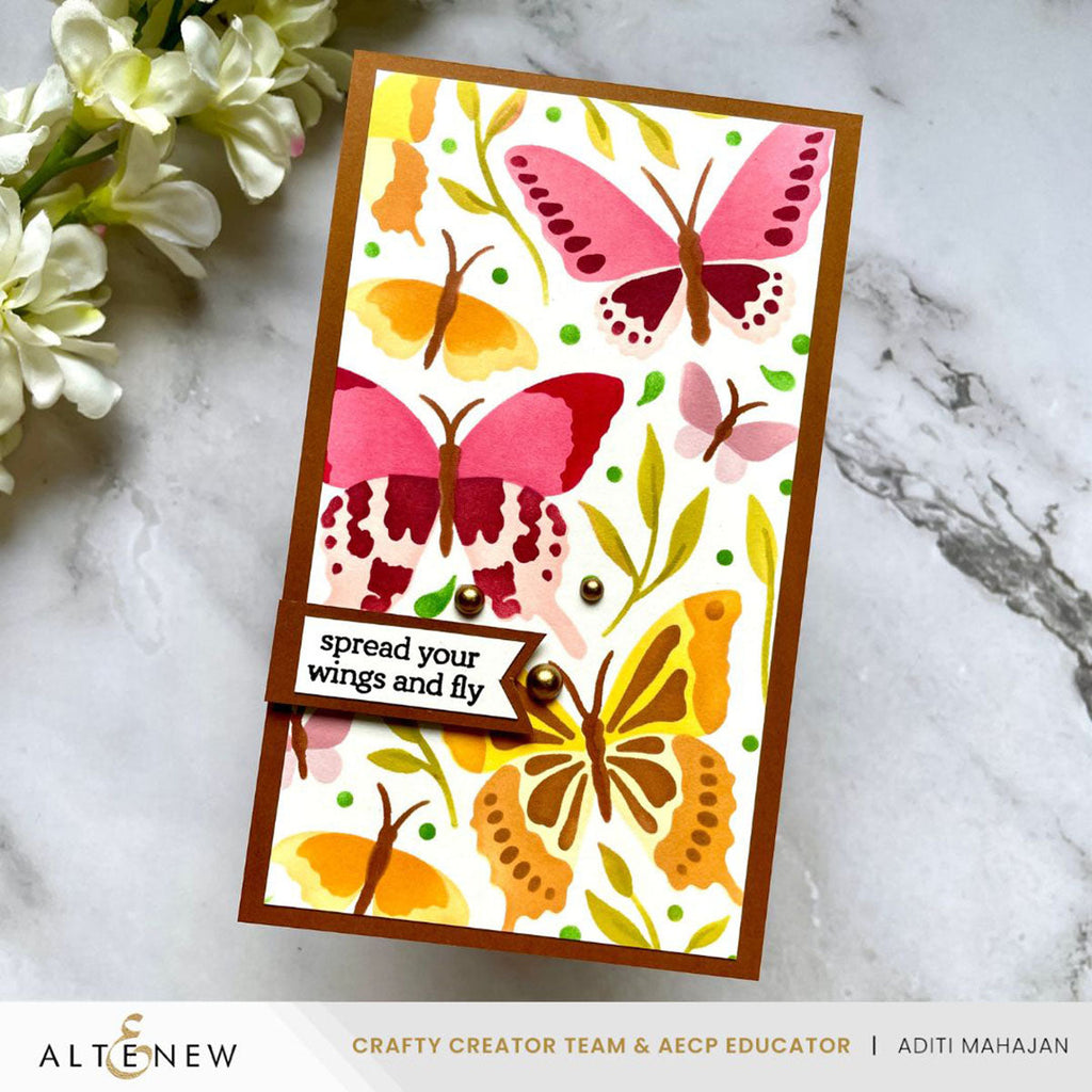 Altenew Craft Your Life Project Kit Butterfly Garden alt10660bn wings