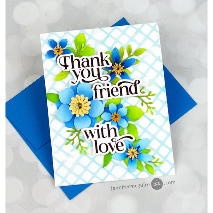 Altenew Craft Your Life Project Kit Chocolate Flowers alt10298bn thank you | color-code:ALT01