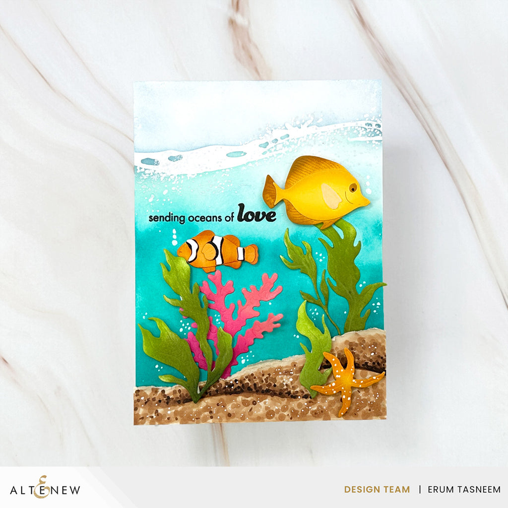 Altenew Craft Your Life Project Kit Coral Reef Wonders alt11352bn clown fish