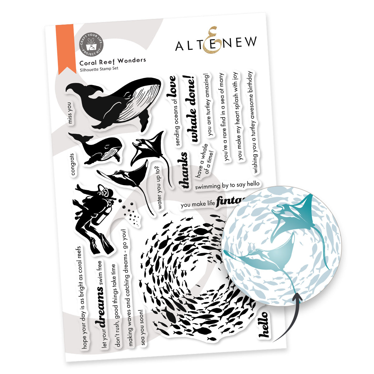 Altenew Craft Your Life Project Kit Coral Reef Wonders alt11352bn image 1