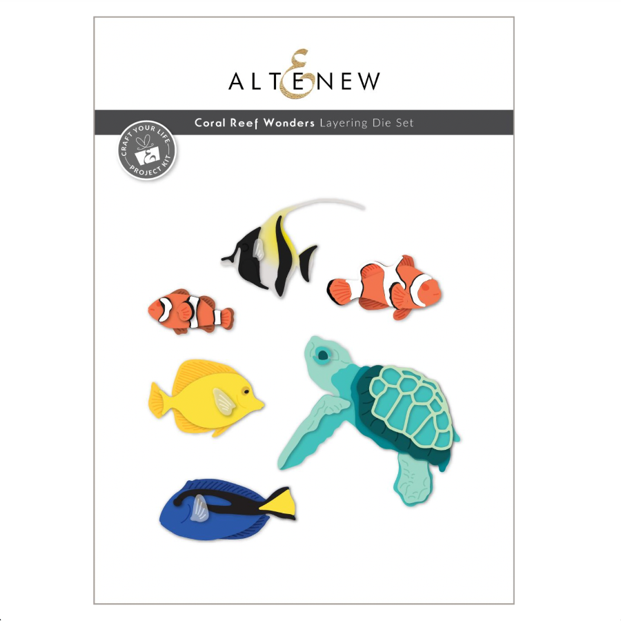 Altenew Craft Your Life Project Kit Coral Reef Wonders alt11352bn image 2