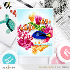 Altenew Craft Your Life Project Kit Coral Reef Wonders alt11352bn sending oceans of love card caly person | color-code:ALT01