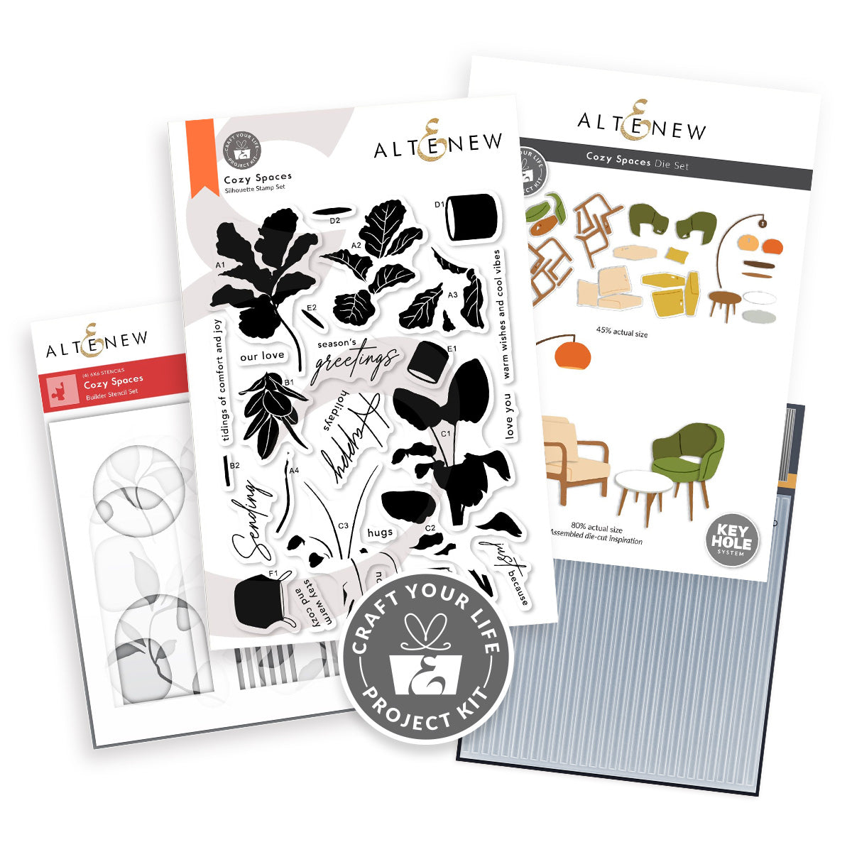 Altenew Craft Your Life Project Kit Cozy Spaces alt10901bn
