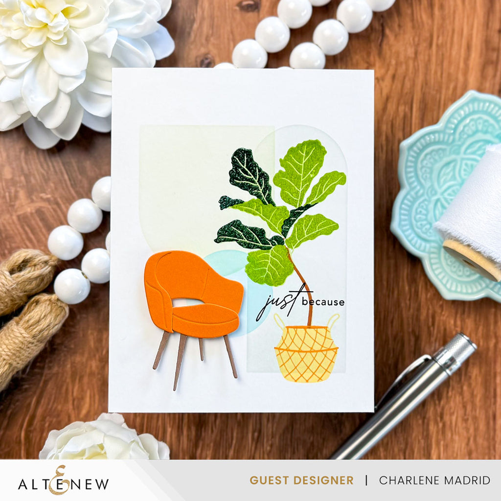 Altenew Craft Your Life Project Kit Cozy Spaces alt10901bn plant