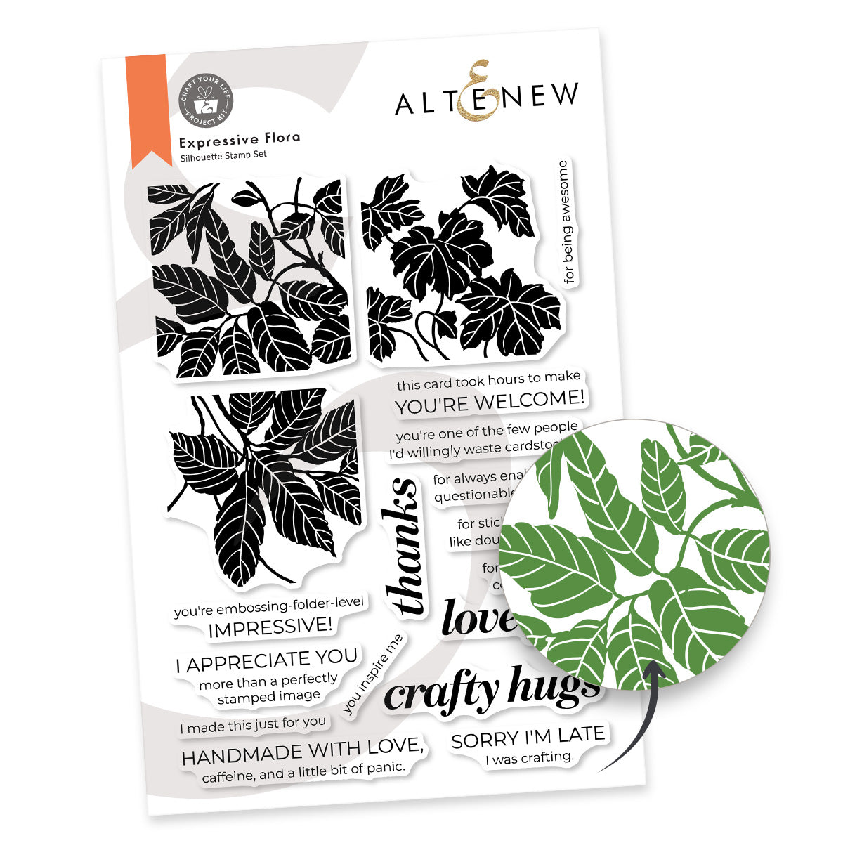 Altenew Craft Your Life Project Kit Expressive Flora and Add-on Die Set product image 1
