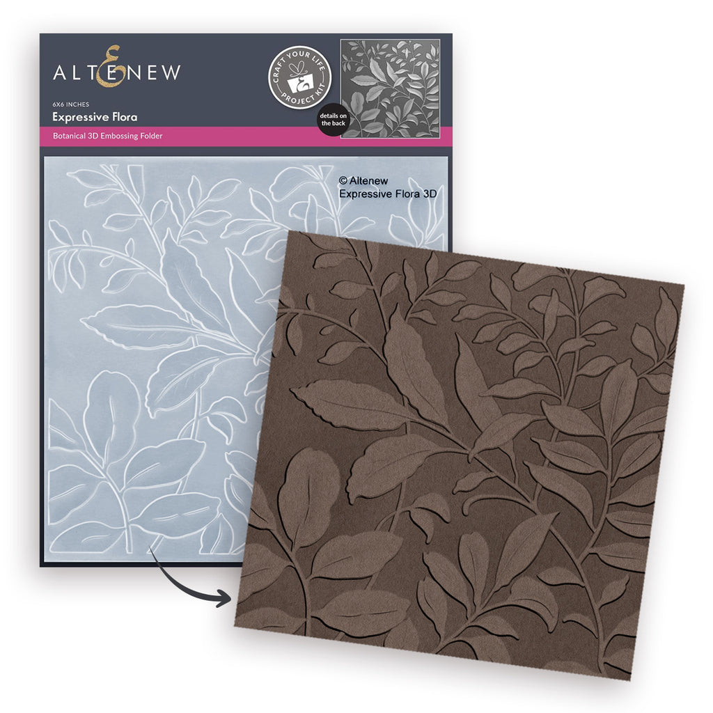 Altenew Craft Your Life Project Kit Expressive Flora and Add-on Die Set product image 2