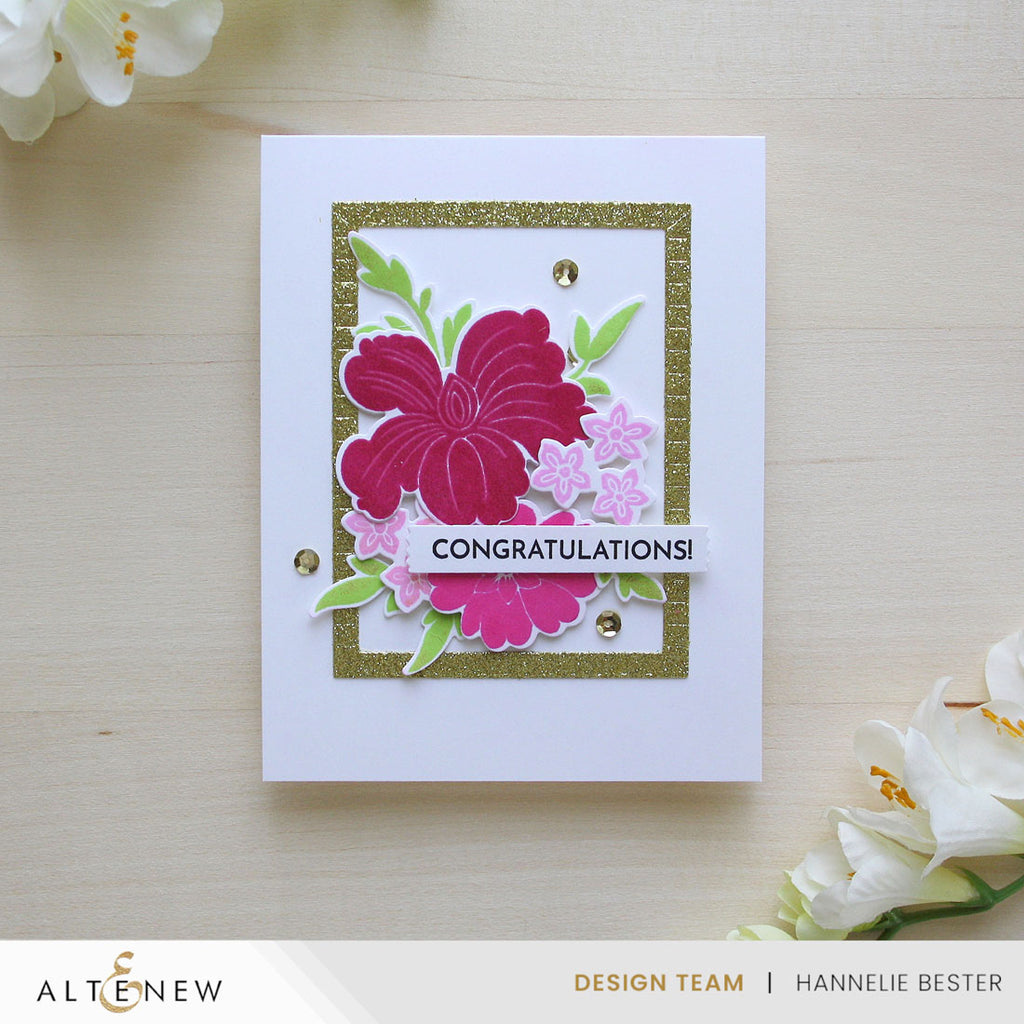Altenew Craft Your Life Project Kit Floral Odyssey Add-On Dies alt10953 ocngrats