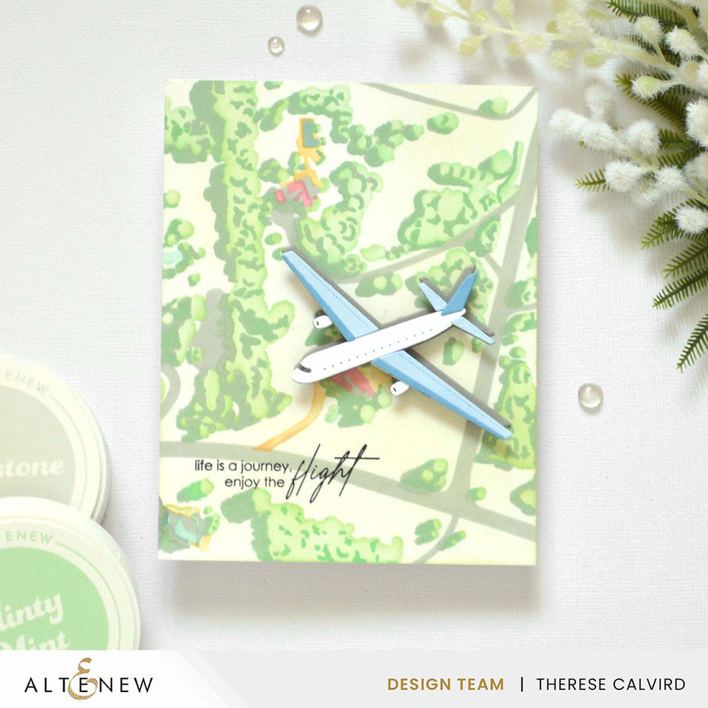 Altenew Craft Your Life Project Kit Floral Odyssey alt10951bn airplane