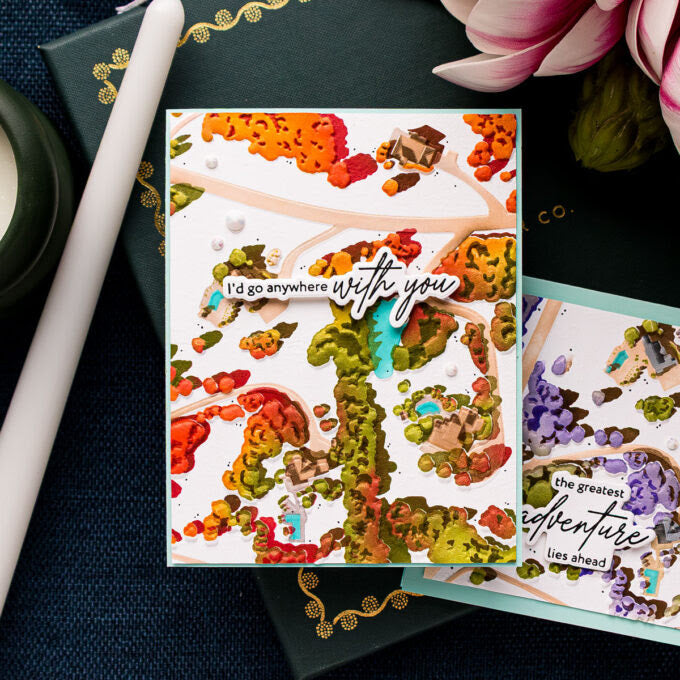 Altenew Craft Your Life Project Kit Floral Odyssey and Add-on Die Set adventure | color-code:ALT02