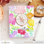 Altenew Craft Your Life Project Kit Floral Odyssey and Add-on Die Set travel time