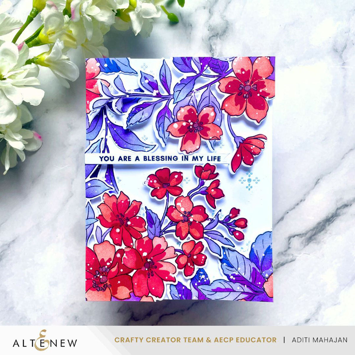 Altenew Craft Your Life Project Kit Flower Arch Set alt10751bn blessing