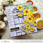 Altenew Craft Your Life Project Kit Flower Arch Set alt10751bn yellow flowers