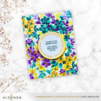 Altenew Craft Your Life Project Kit Frozen Moments alt11243bn purple flowers