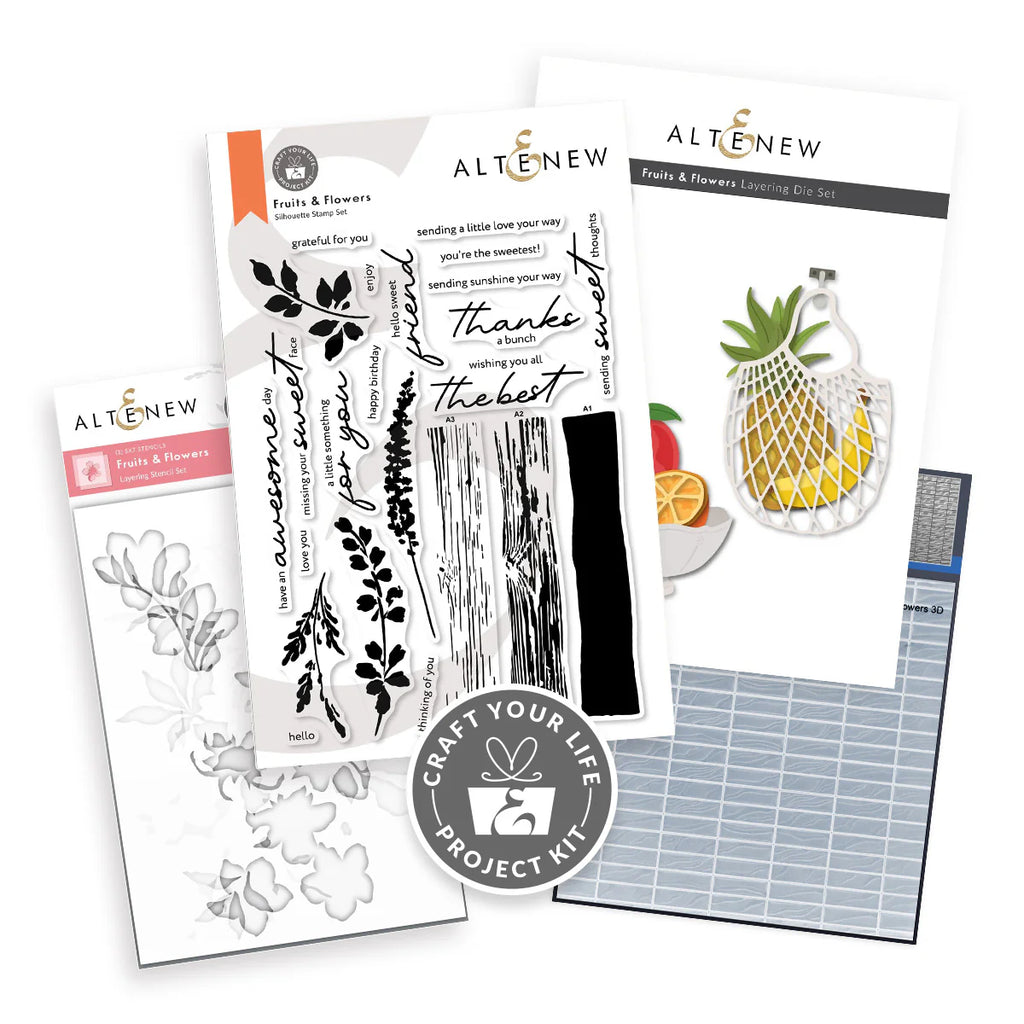 Altenew Craft Your Life Project Kit Fruits and Flowers alt11322bn
