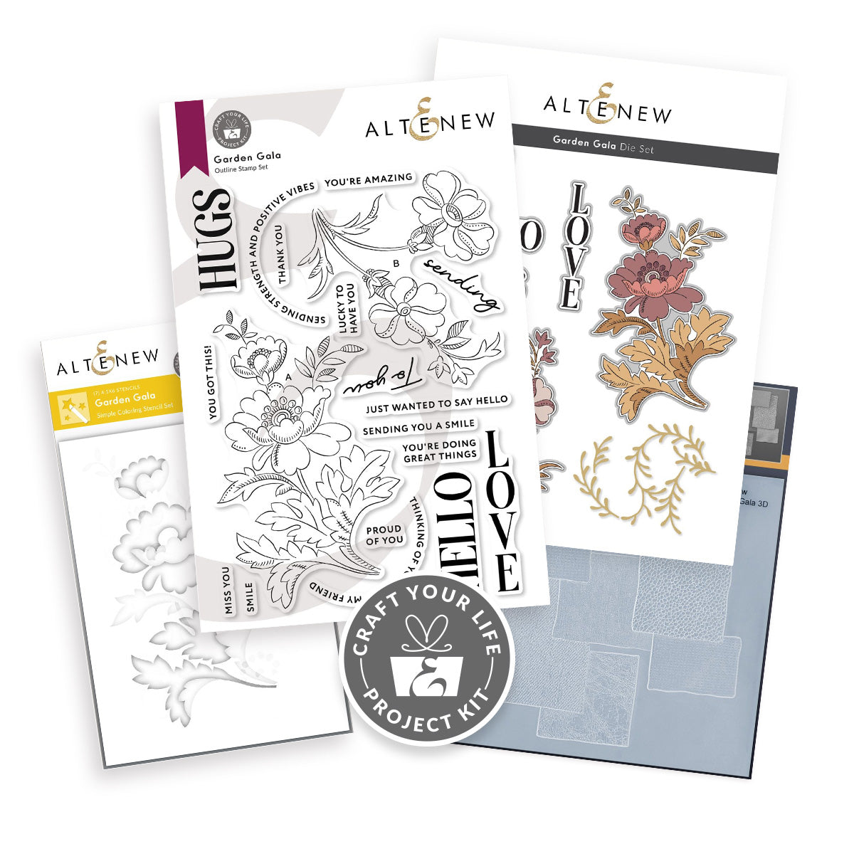 Altenew Craft Your Life Project Kit Garden Gala alt11261bn