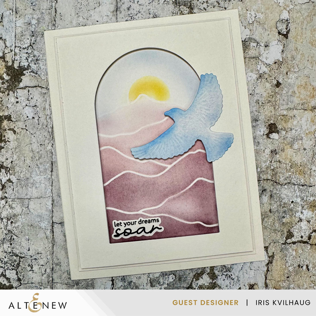 Altenew Craft Your Life Project Kit Garden Gala alt11261bn blue bird