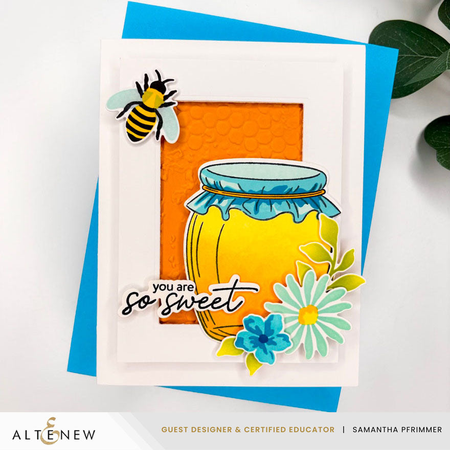 Altenew Craft Your Life Project Kit Honeycomb Haven Add-On Dies alt11065 flower