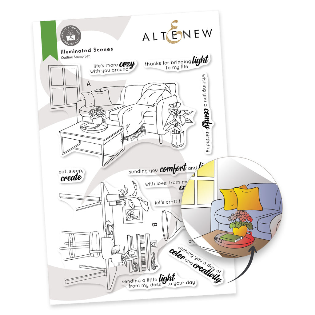 Altenew Craft Your Life Project Kit Illuminated Scenes Set alt11027bn image 1