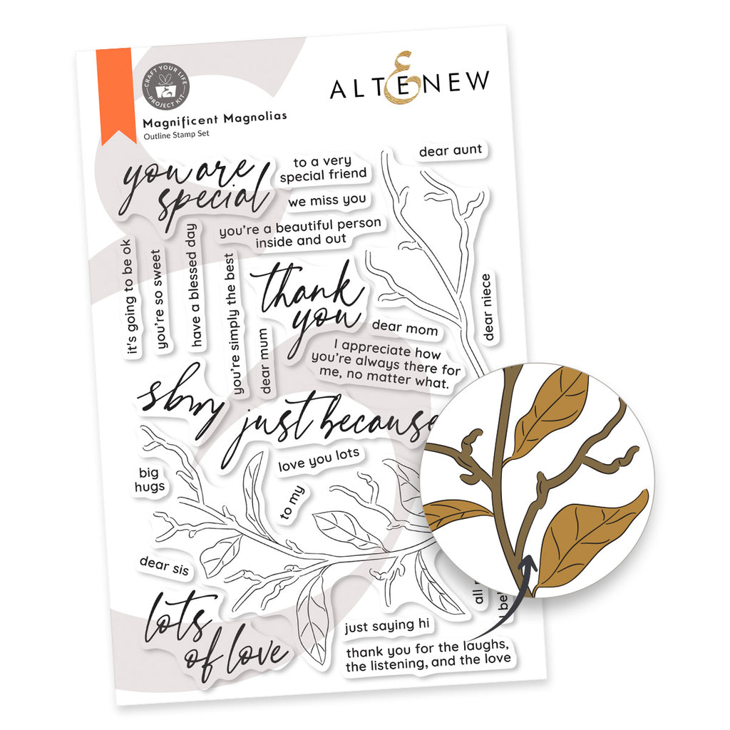 Altenew Craft Your Life Project Kit Magnificent Magnolias alt10828bn product image 1