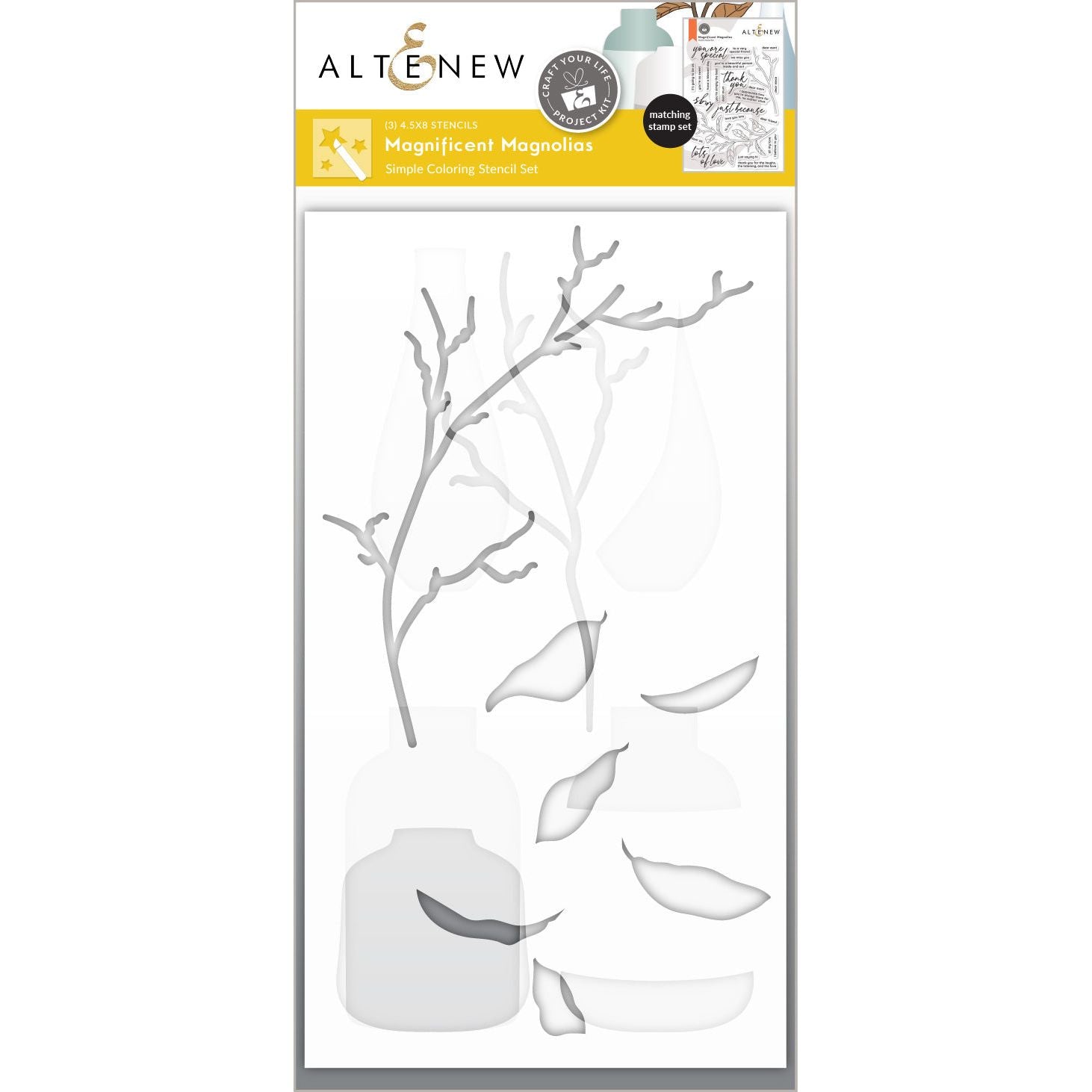 Altenew Craft Your Life Project Kit Magnificent Magnolias alt10828bn product image 2