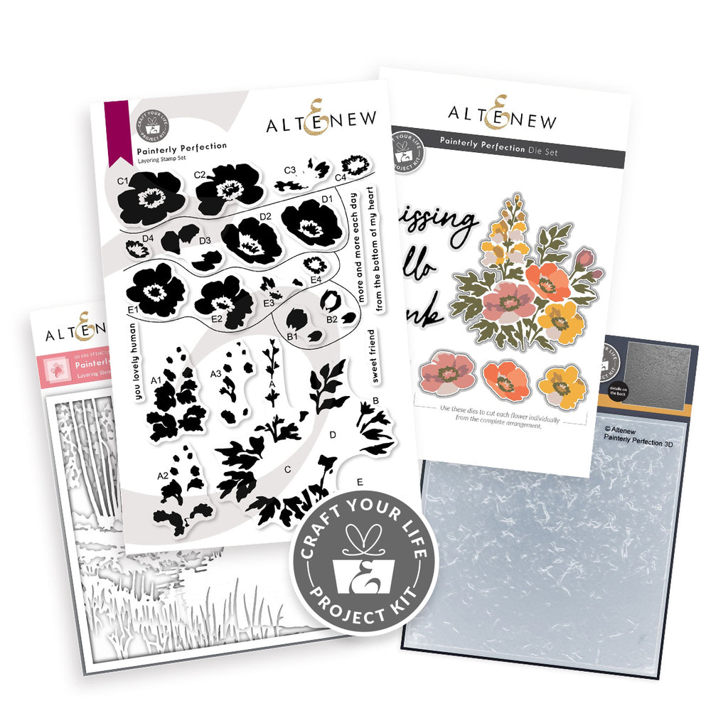 Altenew Craft Your Life Project Kit Painterly Perfection Set alt11514bn