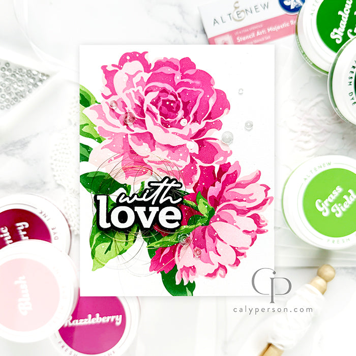 Altenew Craft Your Life Project Kit Stitched With Love Add-On Dies alt11212 roses | color-code:ALT01